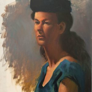 Young Woman in Hat (1990s)