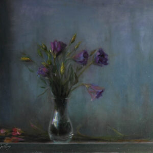 Flower and Vase in Blue (2025)